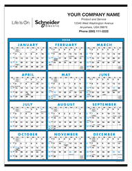 Image of Span-A-Year Calendar